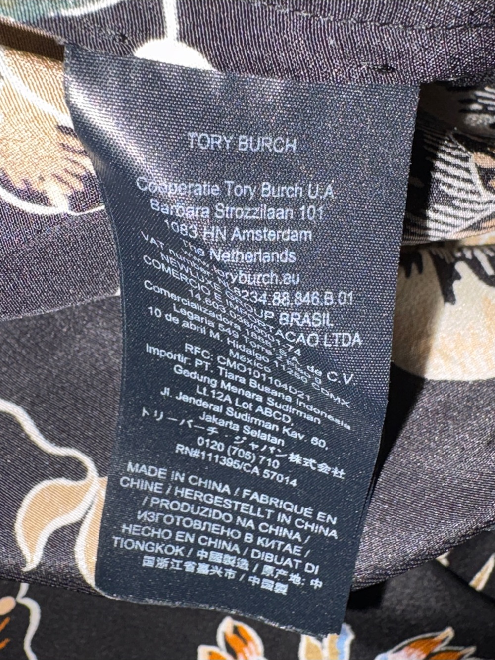 Tory Burch Delilah Silk Midi Dress Size 4 - Picture 12 of 12